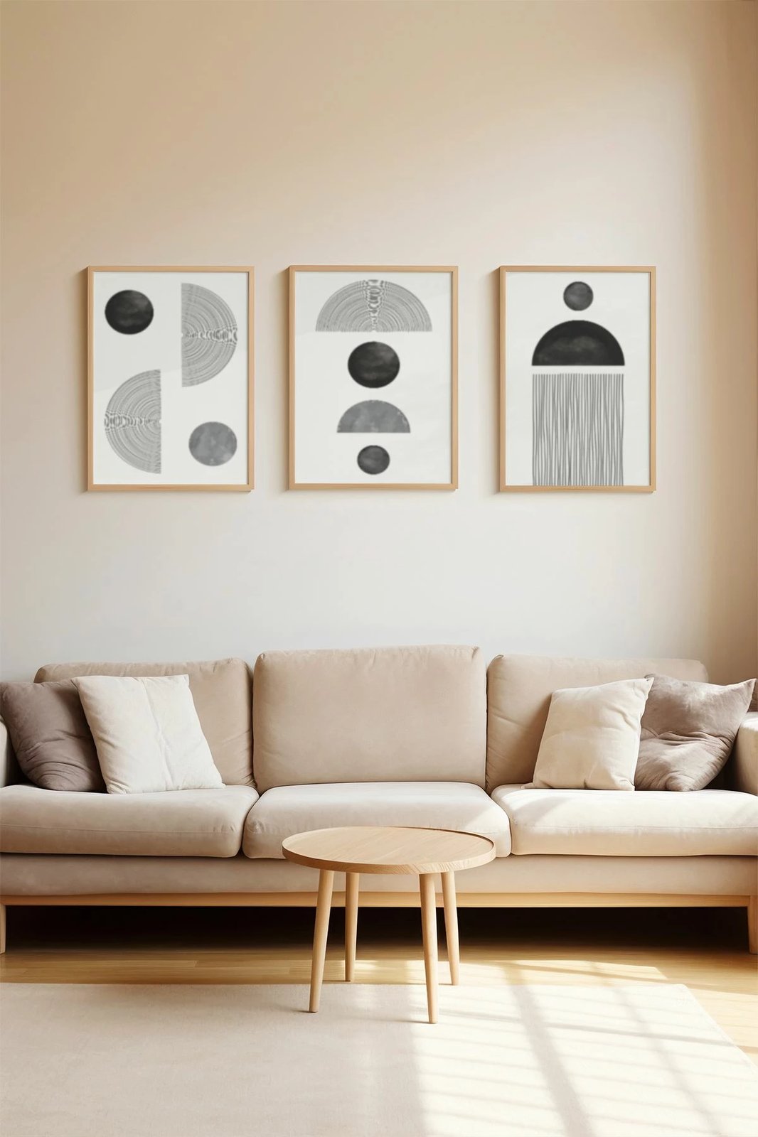 Pikturë dekorative me kornizë (3 copë), Wallity, Ersydata18-5070