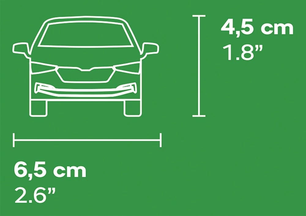 Set blloqe ndërtimi Cobi Skoda Scala 1.0 TSI, 70 pjesë, e kuqe