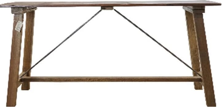 Konsolë Nextdeco Tribeca, dru teak - mahogany, H80x100x40cm