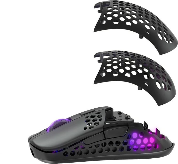 Maus Cherry XTRFY M42 RGB, Ambidextrous, Optical, RF Wireless + USB Type-C, 19000 DPI, Bardhë Maus Cherry XTRFY M42 RGB, Ambidextrous, Optical, RF Wireless + USB Type-C, 19000 DPI, Bardhë