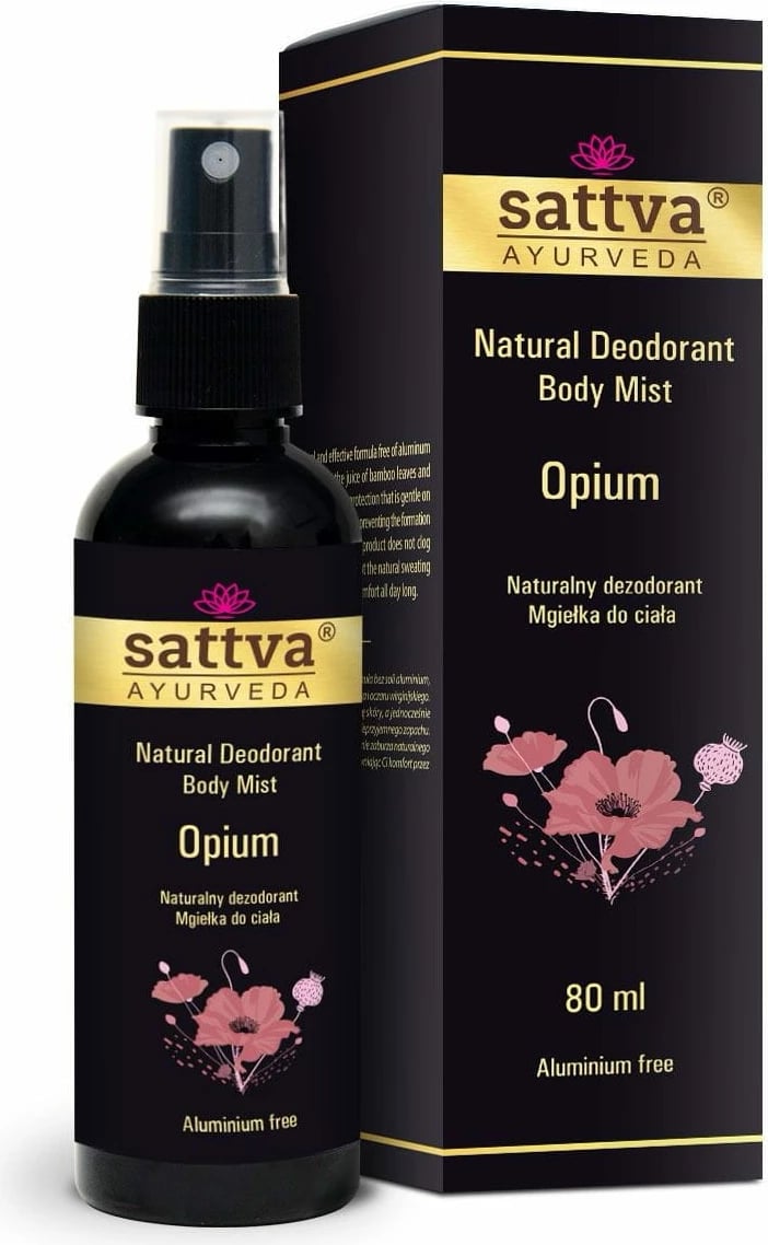 Deodorant sprej trupi për femra Sattva Opium, 80ml