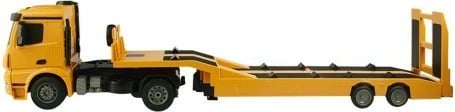 Kamion lodër RC ATA Double Eagle Mercedes Arocs DO-E562, 1:20, Verdhe/zi, me rimorkio