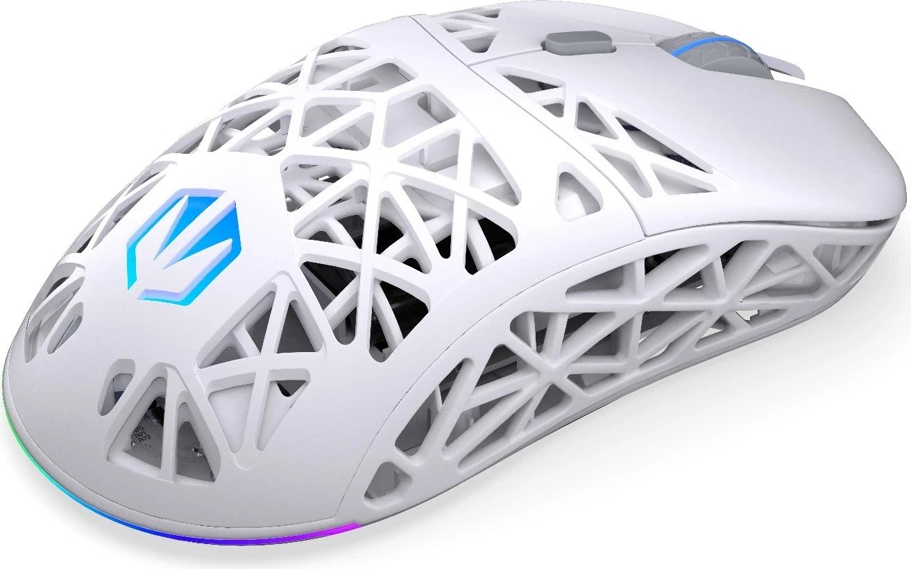 Maus gaming ENDORFY LIV Wireless Onyx White EY6A019, 12000 DPI, ARGB, i bardhë