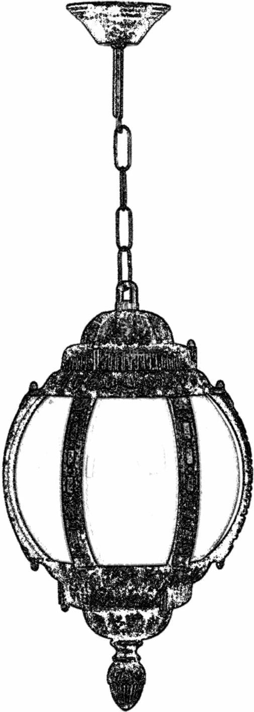 Llambë tavani për jashtë, Opviq, BFE-68203-BKR-OP, ngjyrë kafe