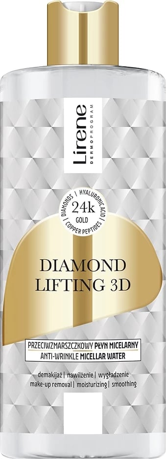 Lëng micelar për femra Lirene Diamond Lifting 3D Anti-Wrinkle, 400ml