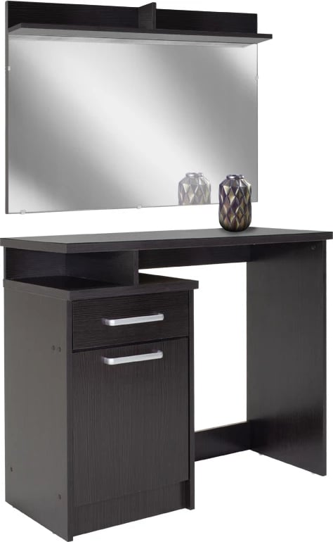 Tualet me pasqyrë dhe stol Olympus, ngjyrë wenge