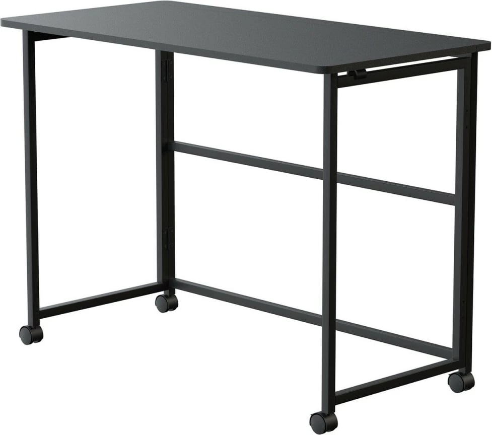 Tavolinë pune palosëse mobile, Maclean MC-1250 B, 100x50 cm, ngarkesë max 50 kg, e zezë