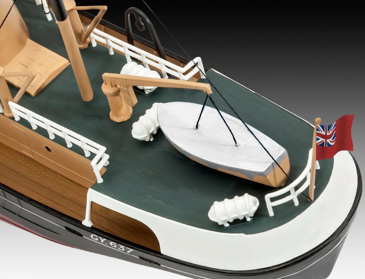 Model anije peshkimi Revell Northsea Fishing Trawler, 1:142, plastikë, për montim