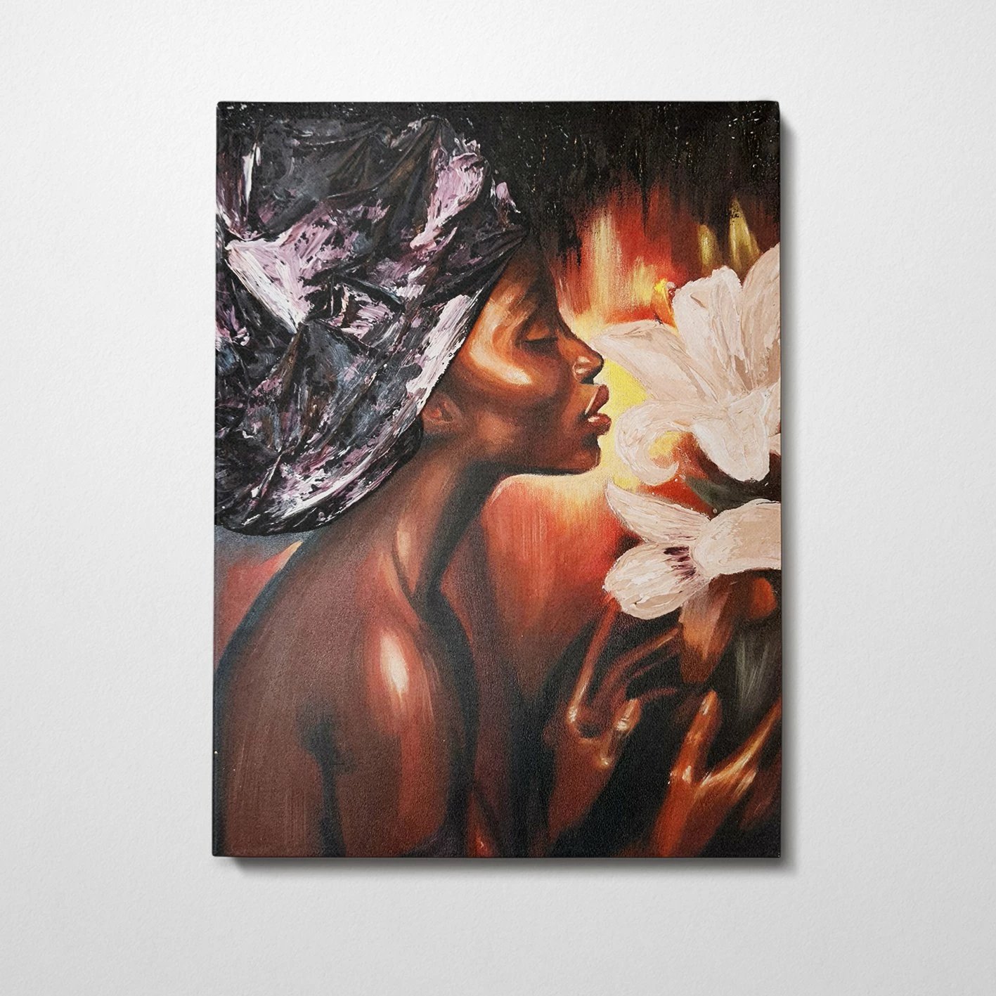 Pikturë dekorative me vaj Wallity, OPL1324853117 - 5070, shumëngjyrëshe, 50x70cm