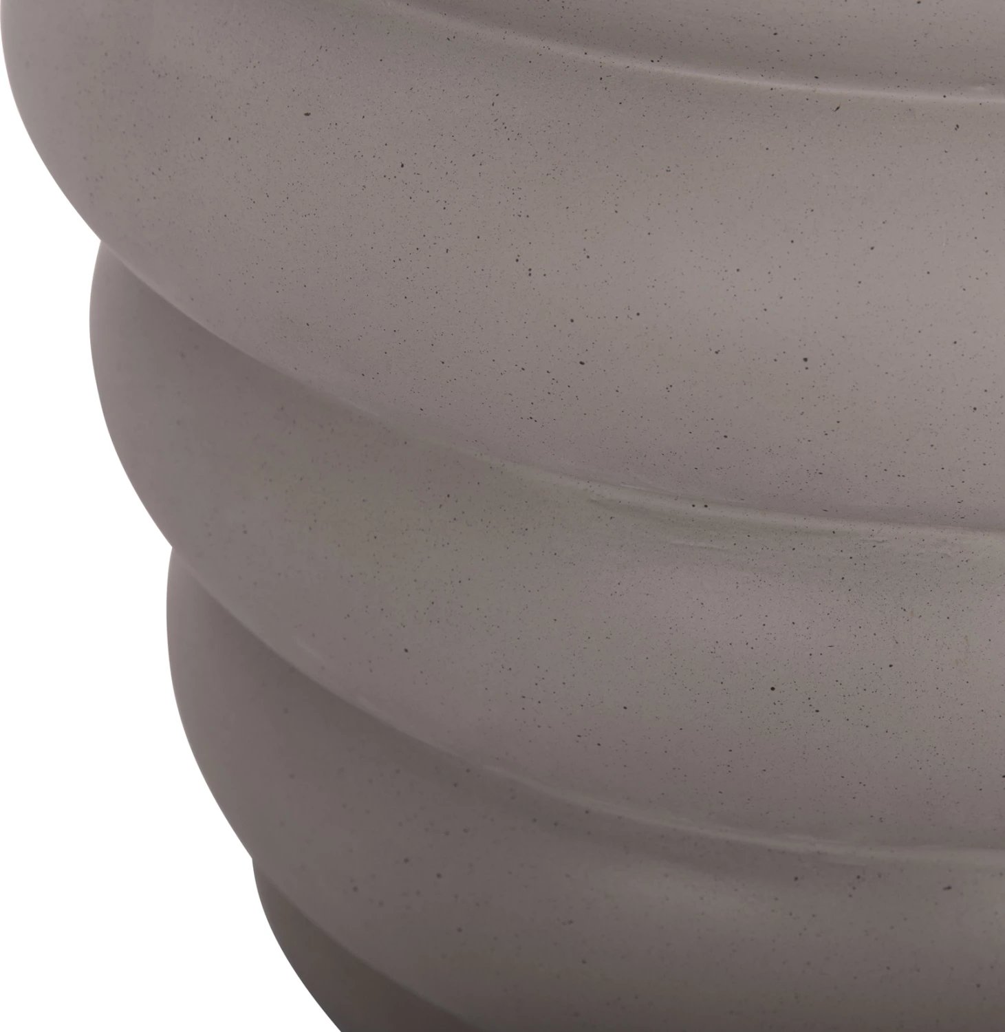 Tavolinë anësore PUFFAT, fibër-cement gri, sipërfaqe dru tik, FH18172.03, 45x46cm