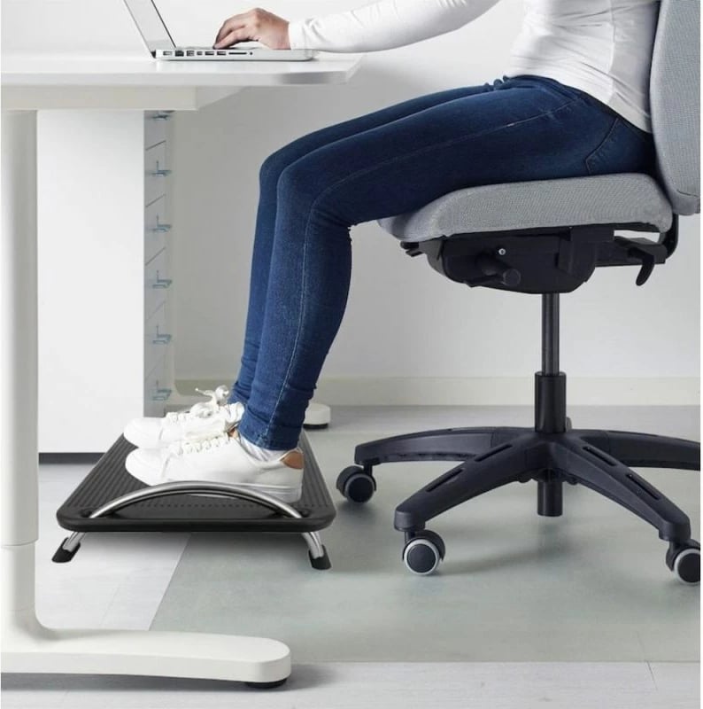 Mbështetëse këmbësh ergonomike Yakimasport, e zezë