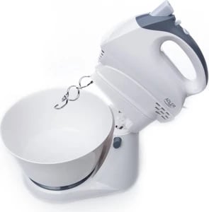 Mikser me tas, Adler AD 4202, 3L, 5 shpejtësi, 300W, turbo, i bardhë/gri