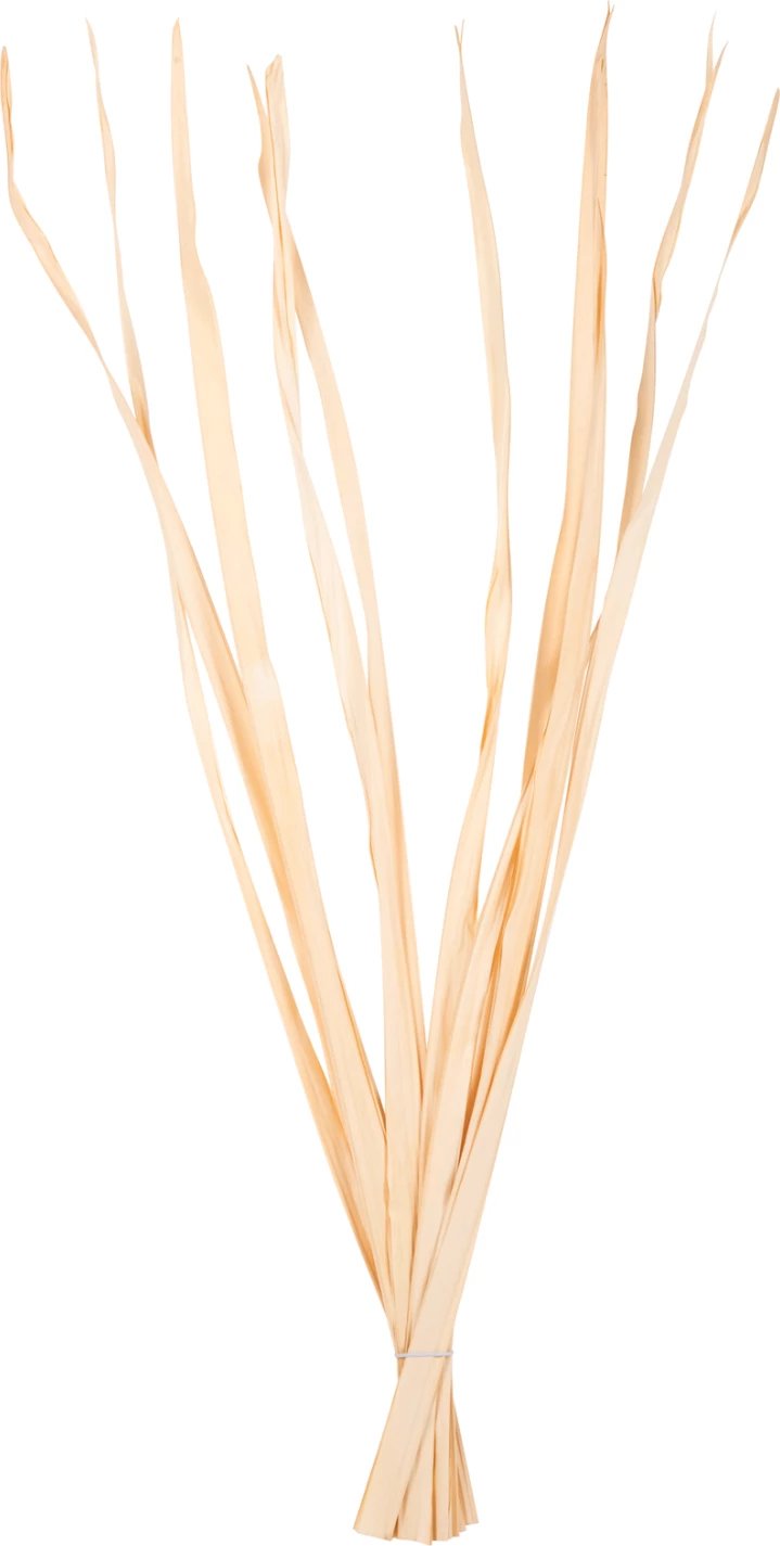 Buqetë dekorative me gjethe të thata, FH7964, 10 copë, natyrale, 120 cm