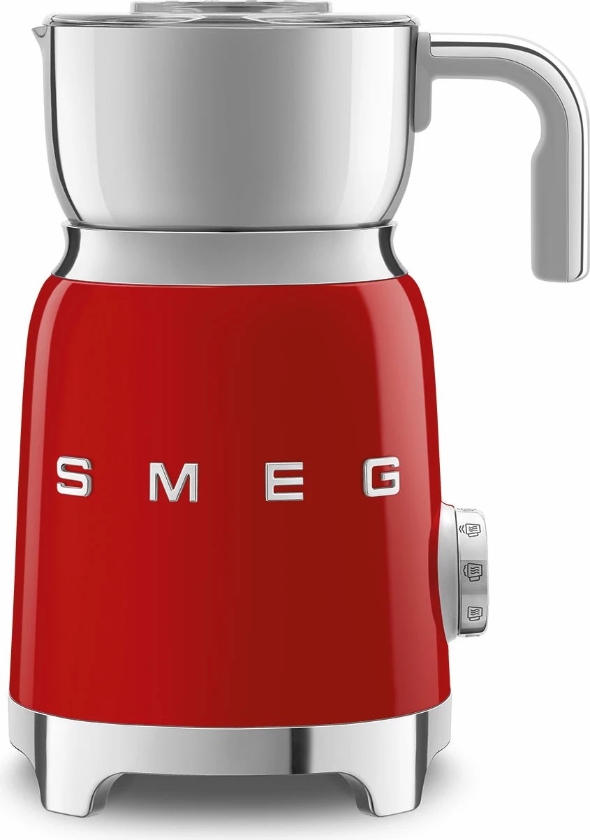 Shkumues qumështi SMEG MFF11RDEU, i kuq