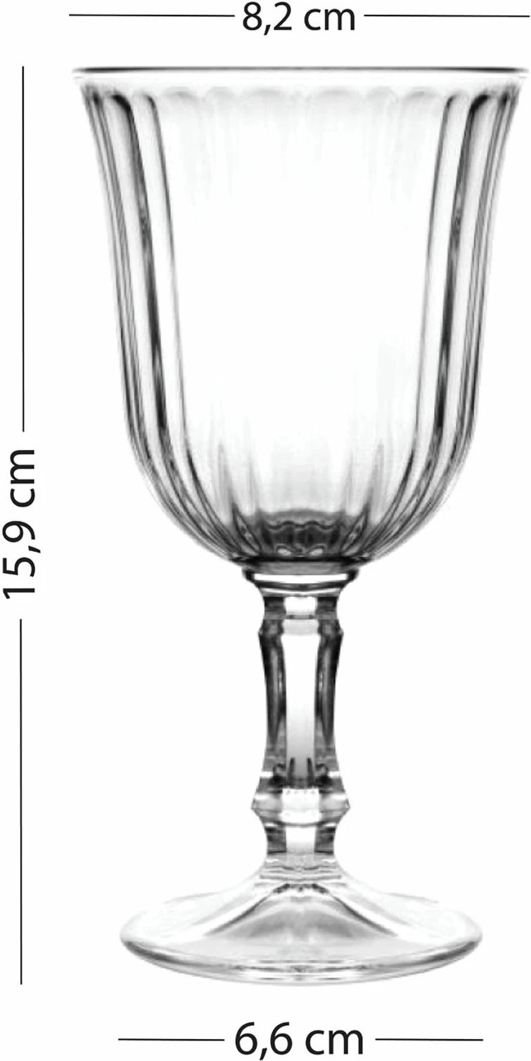 Set gotash prej qelqi (4 copë), Hermia Concept, Splendid 240, ngjyrë e gjelbër