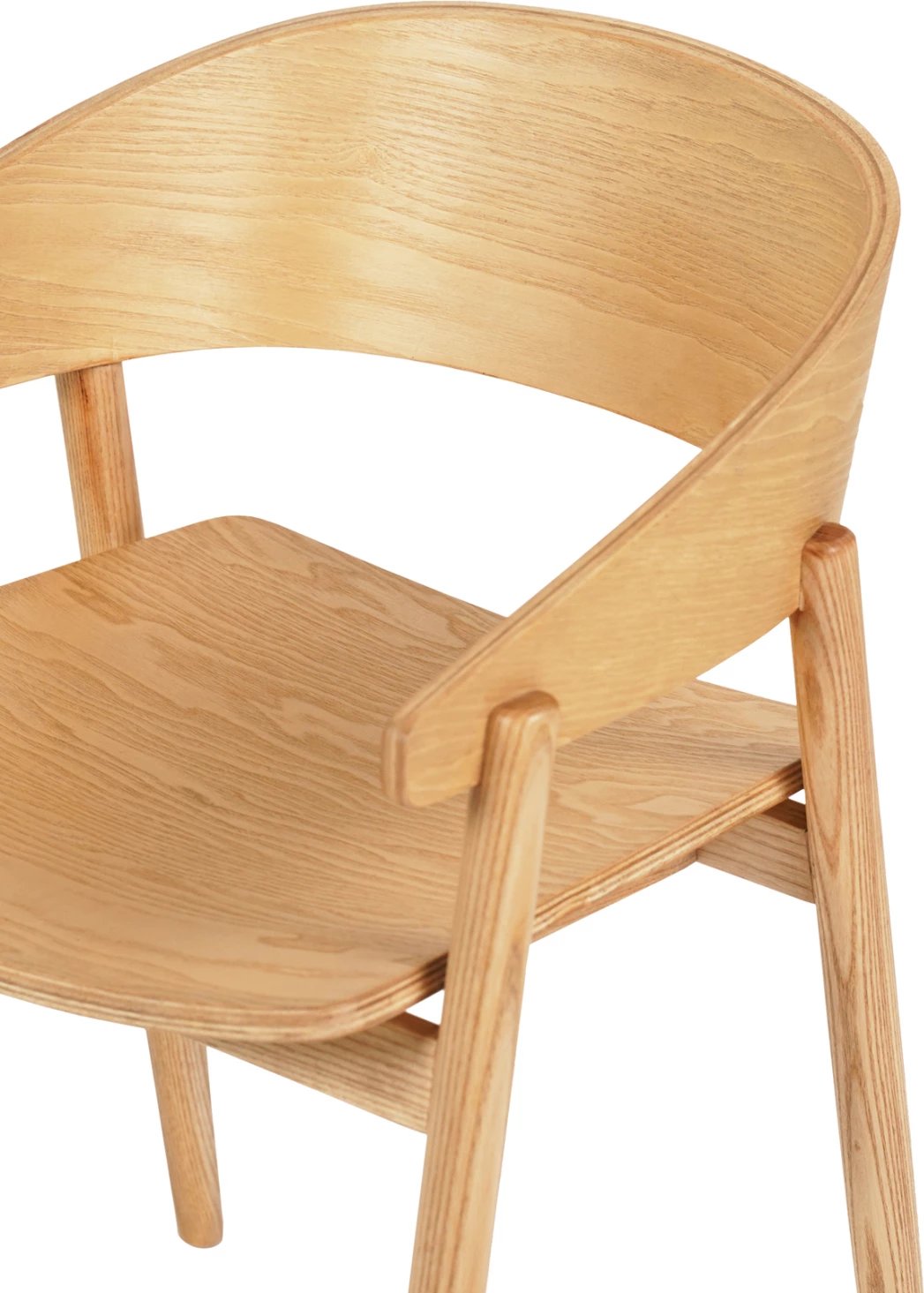 Karrige për tavolinë CANOP FH9950.01 dru frashëri, ngjyrë lisi e çelët, 56,5x61x74H cm