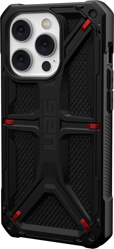 Mbështjellës Urban Armor Gear Monarch për celular, për Apple, 6.1", i zi