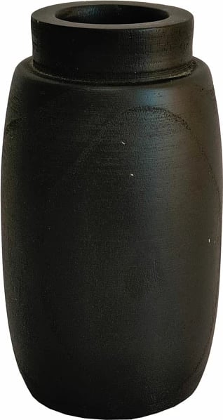 Vazo dekorative Nubia, dru, ngjyrë e zezë, 13x13x22cm Vazo dekorative Nubia, dru, ngjyrë e zezë, 13x13x22cm