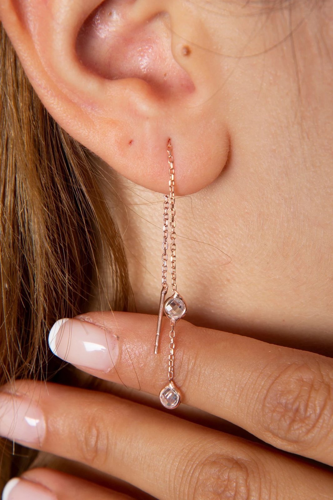 Vathë argjendi Elika, ngjyrë ari rozë, TFNY65012