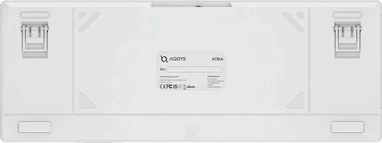 Kasë mekanike Aqirys Atria, 96%, 95 taste, RGB, USB Type-C, e bardhë