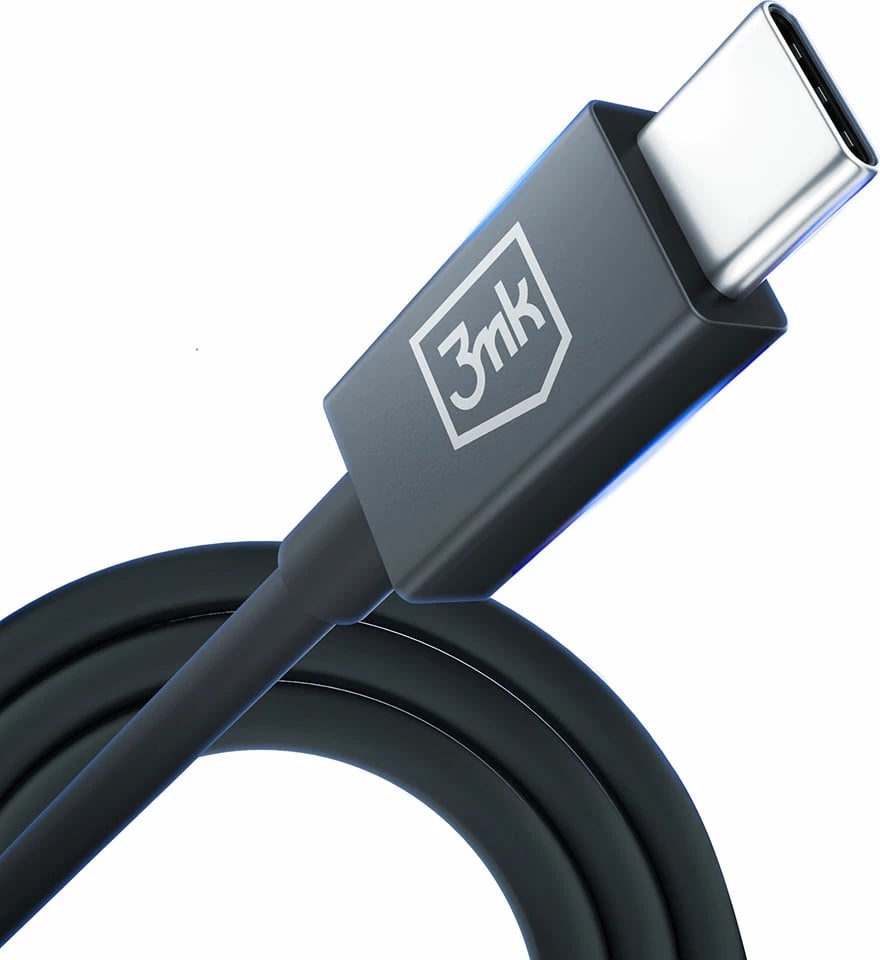 Kabllo Thunderbolt 3mk Hyper USB4, 1m, 240W, USB-C në USB-C, E zezë