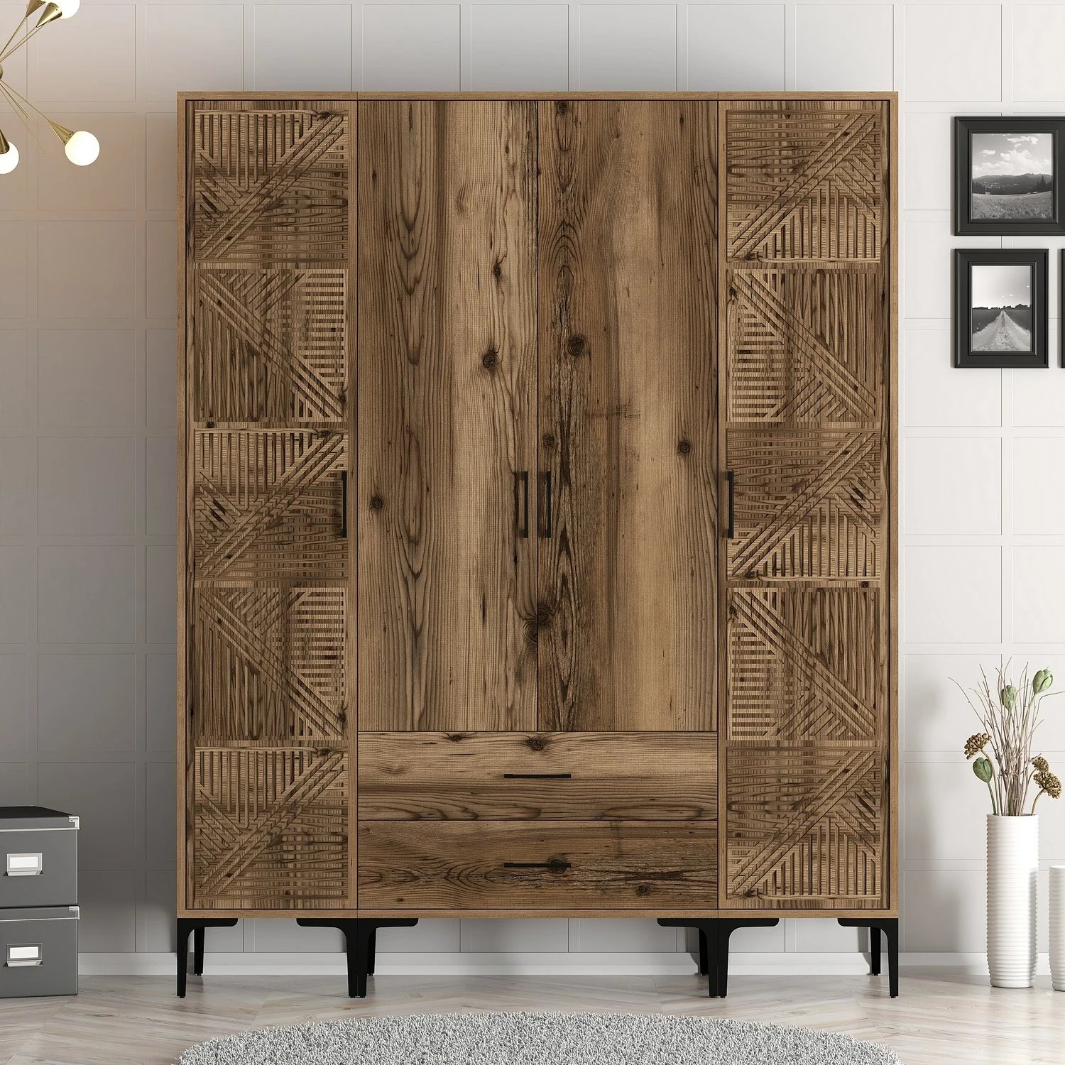 Dollap Hanah Home, Kumsal PTP, ngjyrë arre