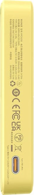 Powerbank Baseus MagPro Magnetic 5000mAh 20W, MagSafe, verdhë