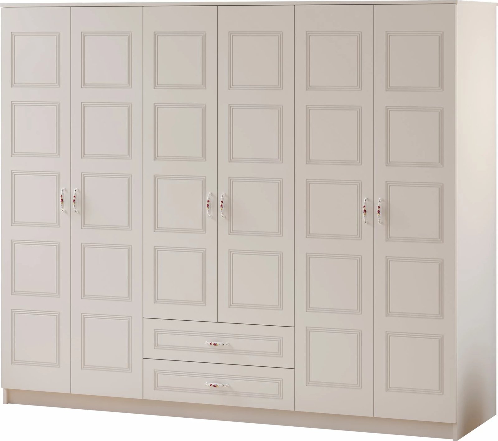 Dollap Skye Decor, ngjyrë e bardhë mat, RB-003