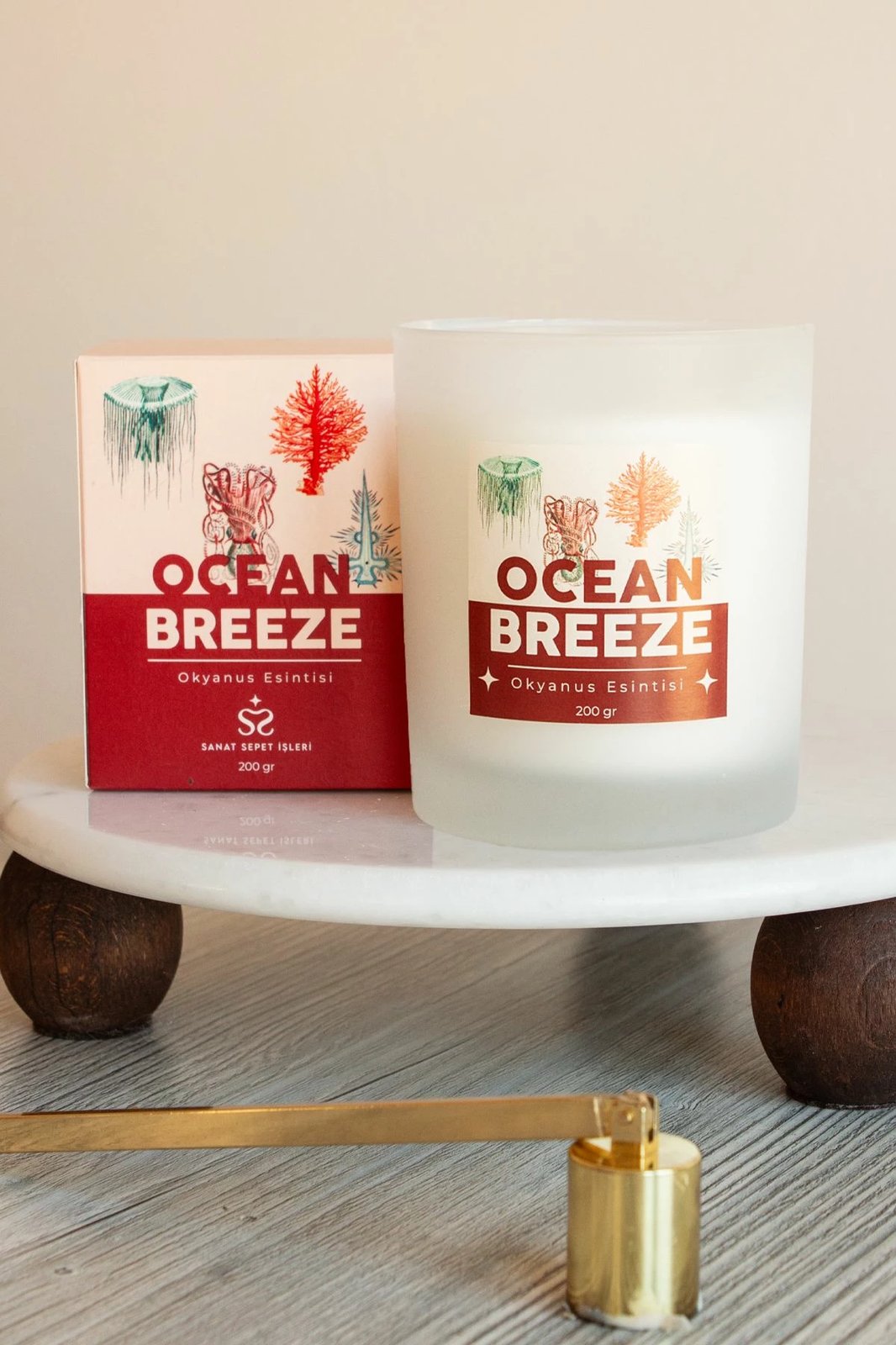 Qiri aromatik Ocean Breeze, ngjyrë shumëngjyrëshe, 7x25cm