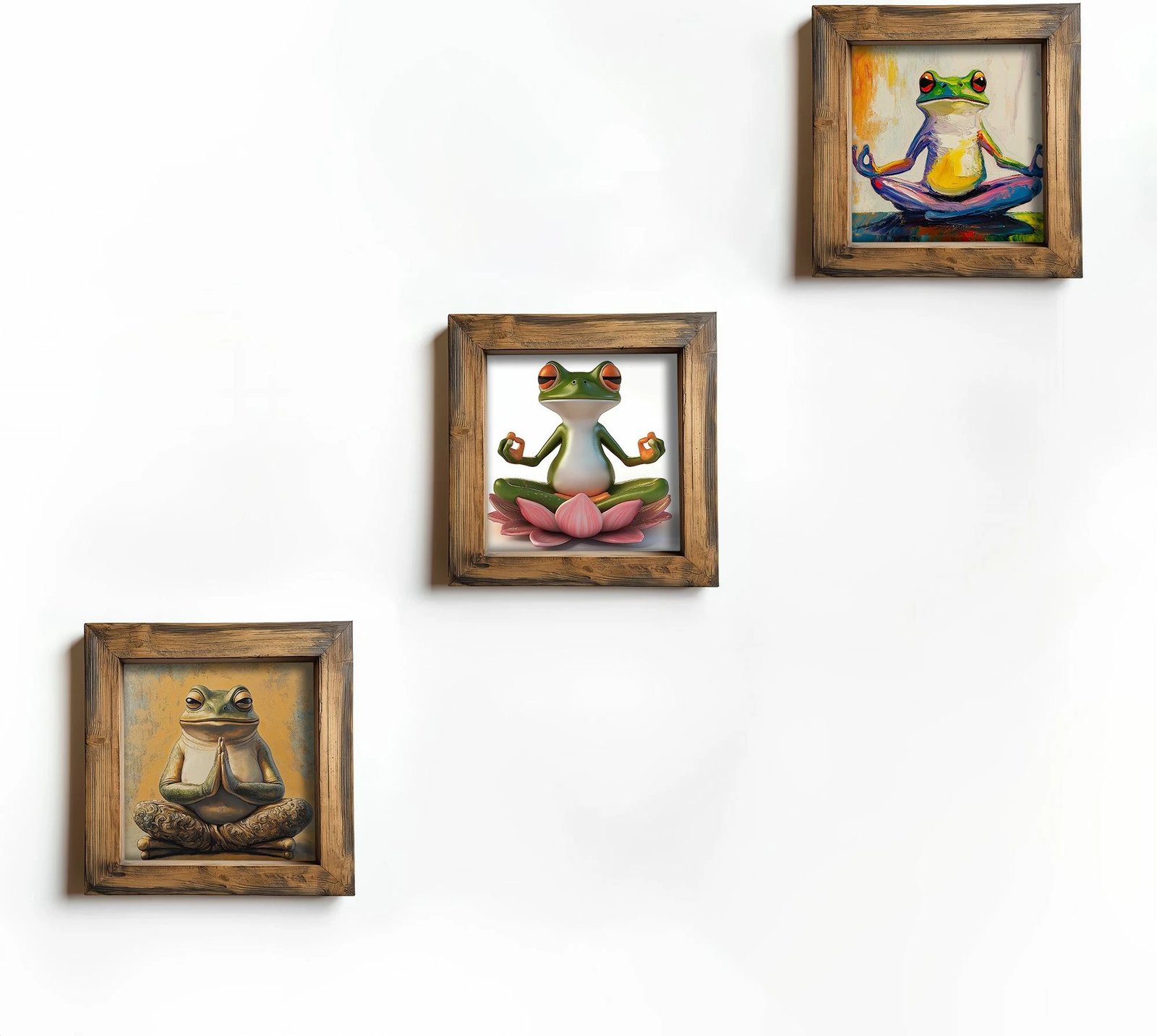 Pikturë dekorative me kornizë MDF (3 copë), Wallity, UKZM075