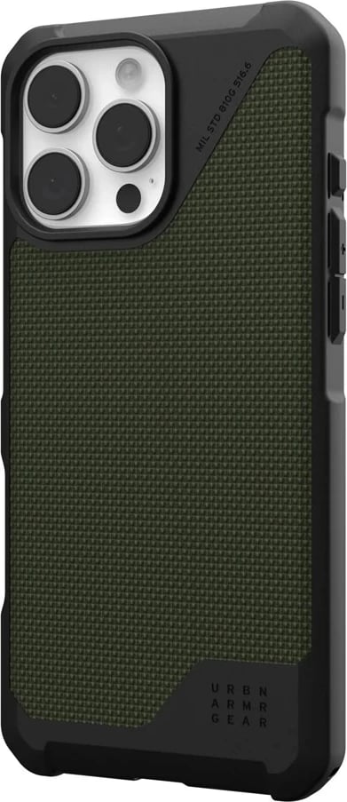 Mbështjellës Urban Armor Gear Metropolis LT për celular, Apple, 6.9", TPU, Jeshile ulliri