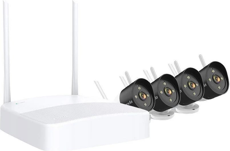 Kit survejimi video Tenda K4W-3TC, 4 kanale, me kabllo & pa kabllo