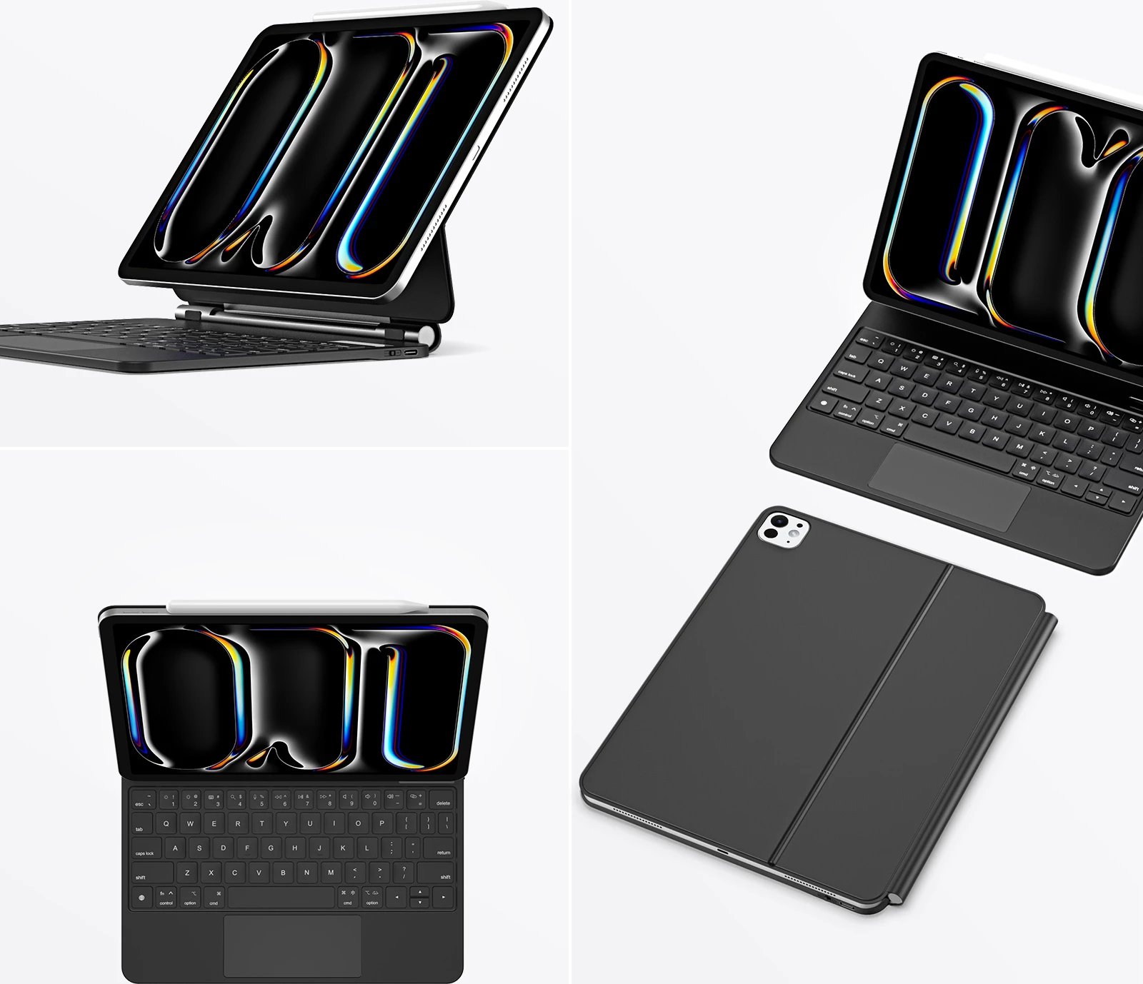 Mbështjellës me tastierë Bluetooth Dux Ducis MK Series për iPad Pro 11" (2024), i zi