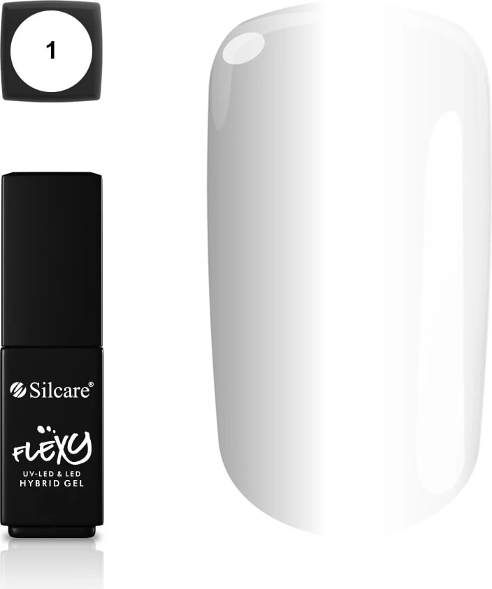 Llak për thonj për femra Silcare Flexy Hybrid Gel Holiday Moments 01, 4.5g