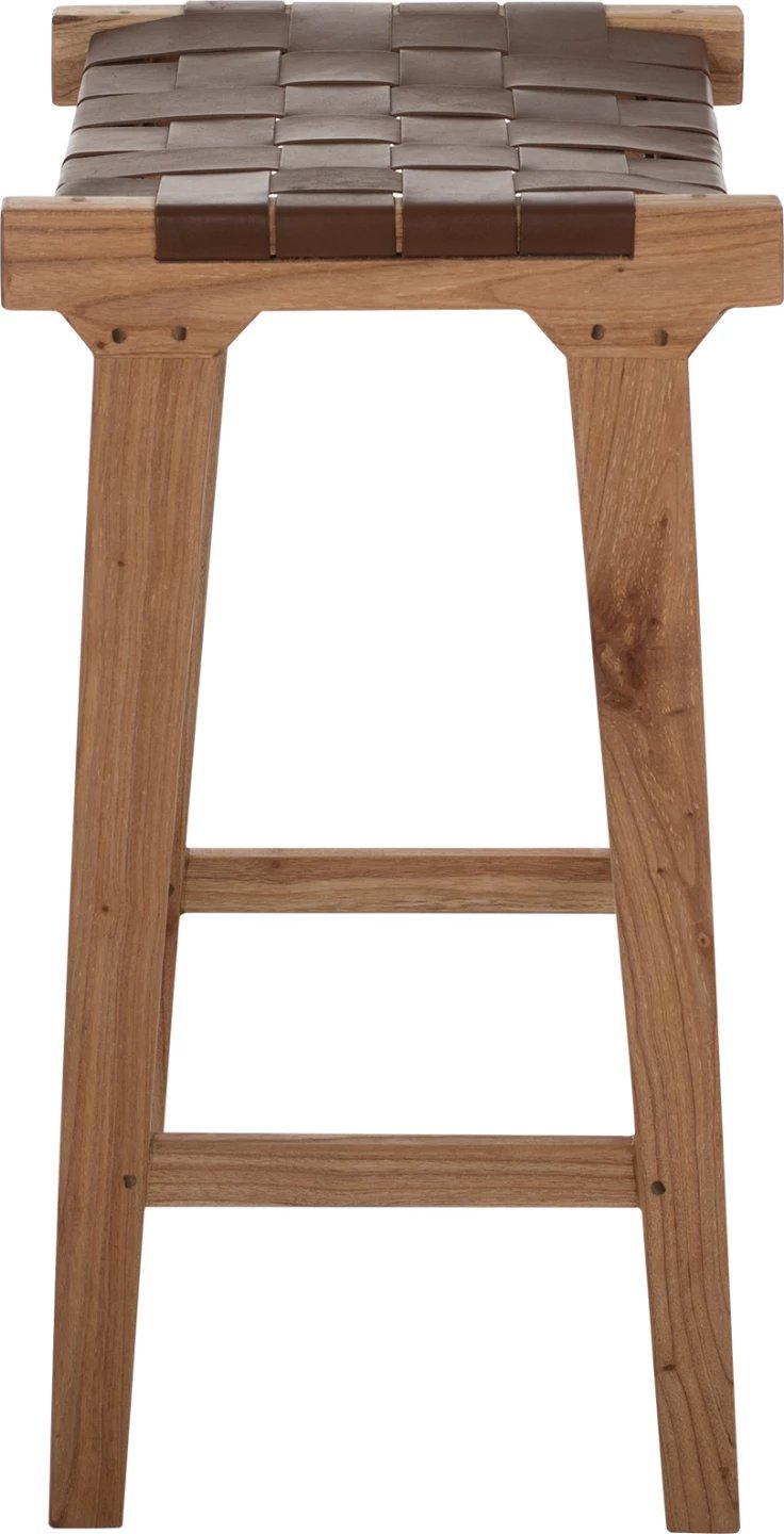 Karrige për bar, dru teak, FH99382.01, 40x35x65 cm