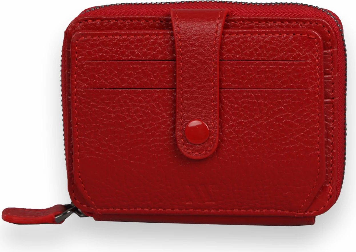Portofol lëkure i kuq, Zoozie Bags, 4250