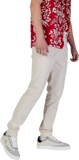 Pantallona Tommy Hilfiger Jeans për meshkuj, beige