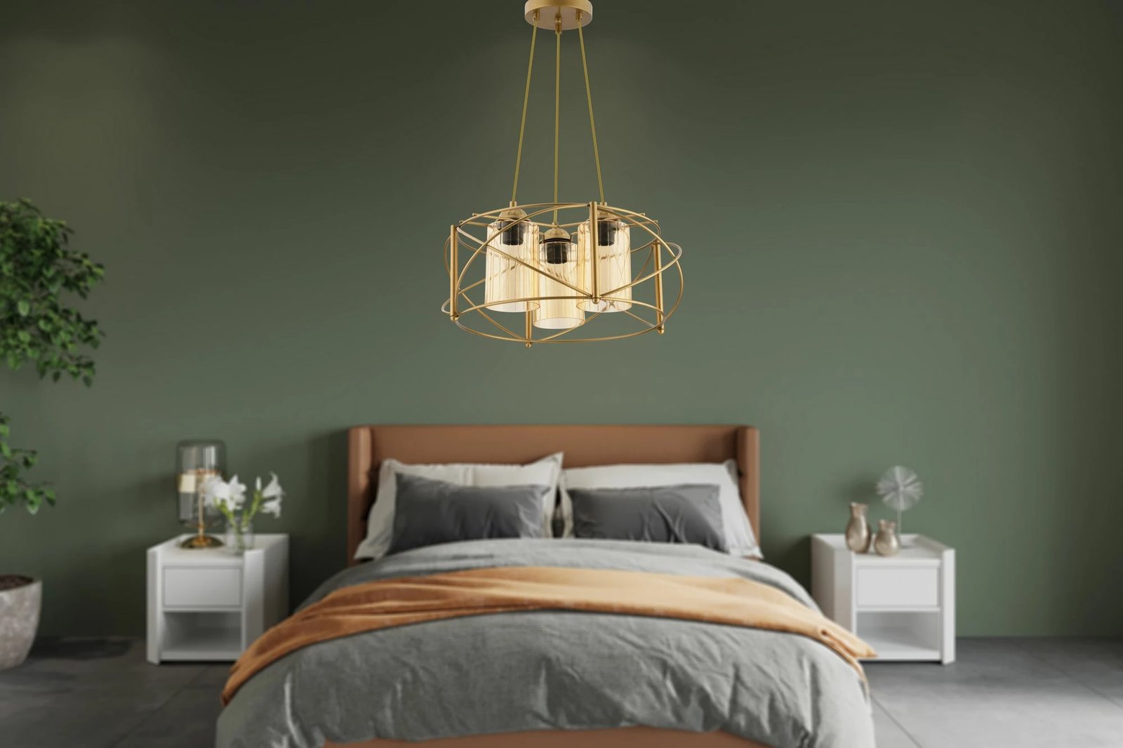 Llambë tavani Opviq, xham Dratkruh, ngjyrë ari, e verdhë