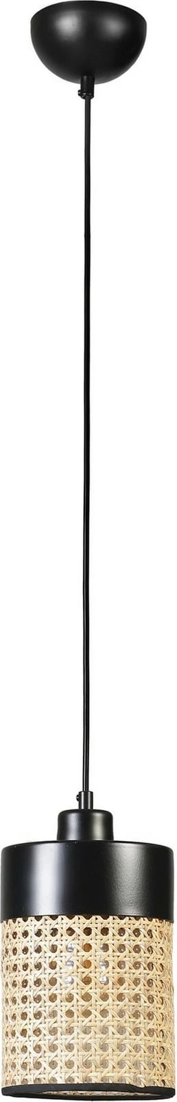 Llambë tavani Opviq, ratan, e zezë, Zeus, një copë