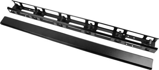 Organizues vertikal kabllosh për kabinet 19" 22U, Lanberg, AK-1212-B, 989x94x82 mm, për kabinete FF01/FF02 800 mm gjerësi, i zi, set 2 copë