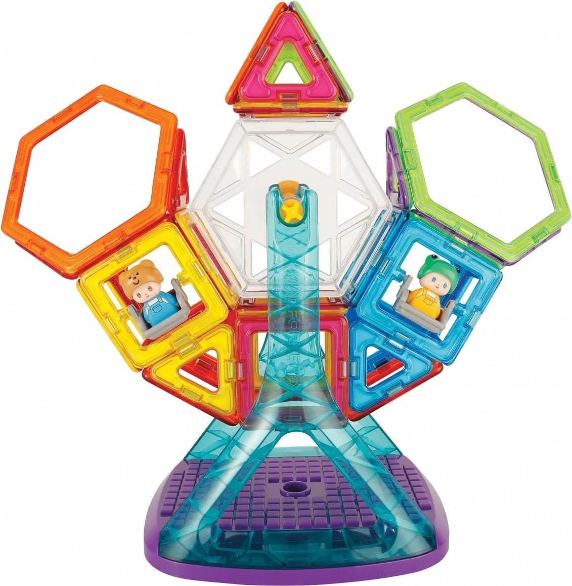 Set lodrash magnetike Magformers Creator 48 pjesë, shumëngjyrëshe