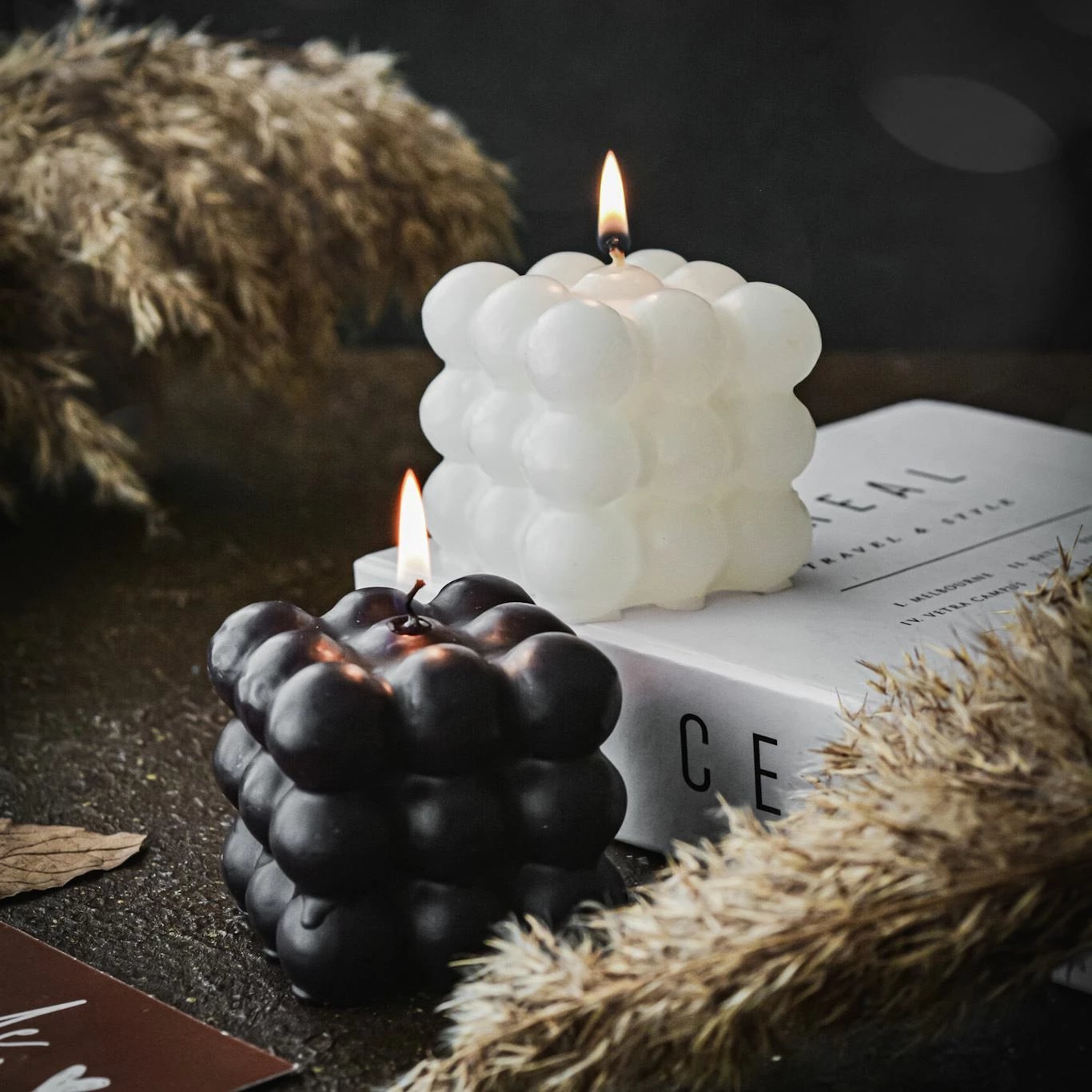 Set qirinjsh (2 copë), Evila Originals, Ers1246, e zezë, e bardhë