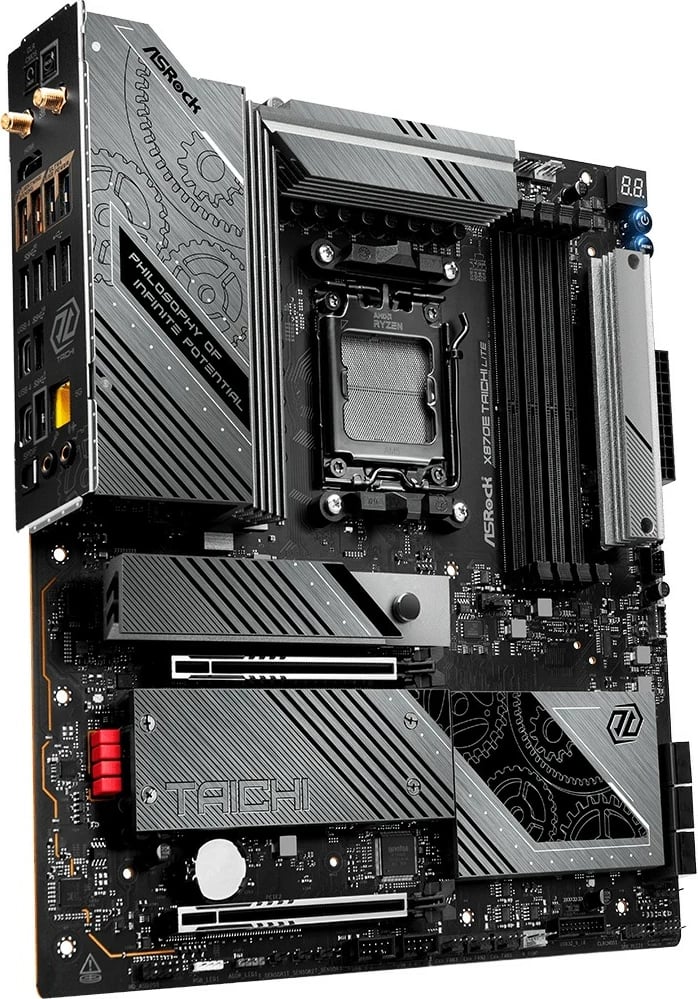 Pllakë amë ASRock X870E Taichi Lite, Socket AM5, 4x DDR5, E-ATX, e zezë