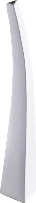 Vazo dekorative IRIDA, qeramike, e bardhë, 14x12x69cm