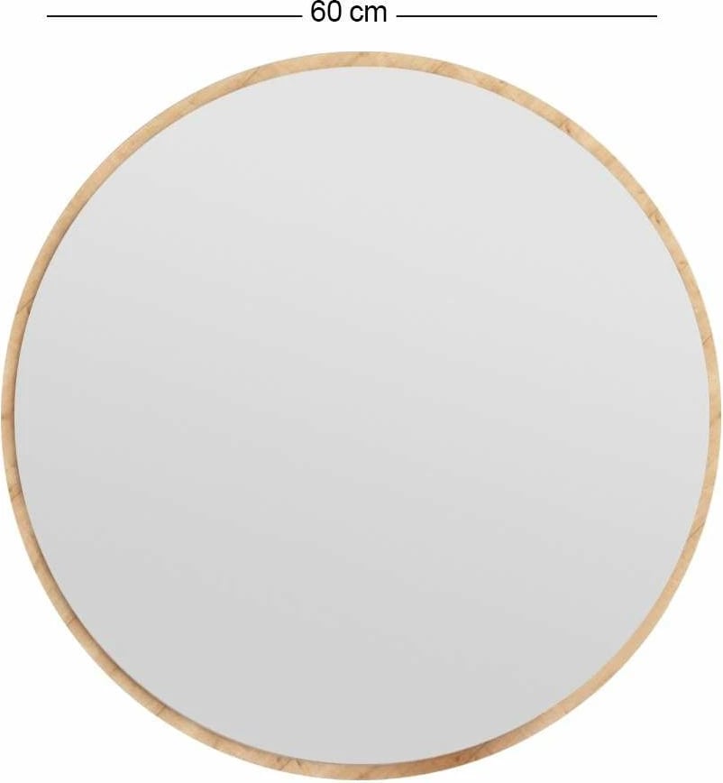 Pasqyrë dekorative, ngjyrë mermeri, Skye Decor, 60x60cm