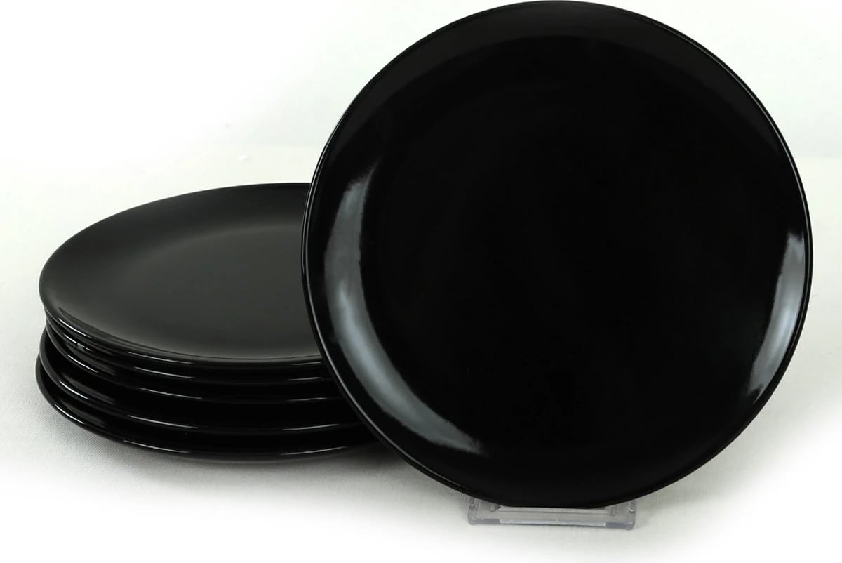 Set pjatash ëmbëlsirash qeramike (6 copë), Hermia Concept, ST025006F650A000000MASD400