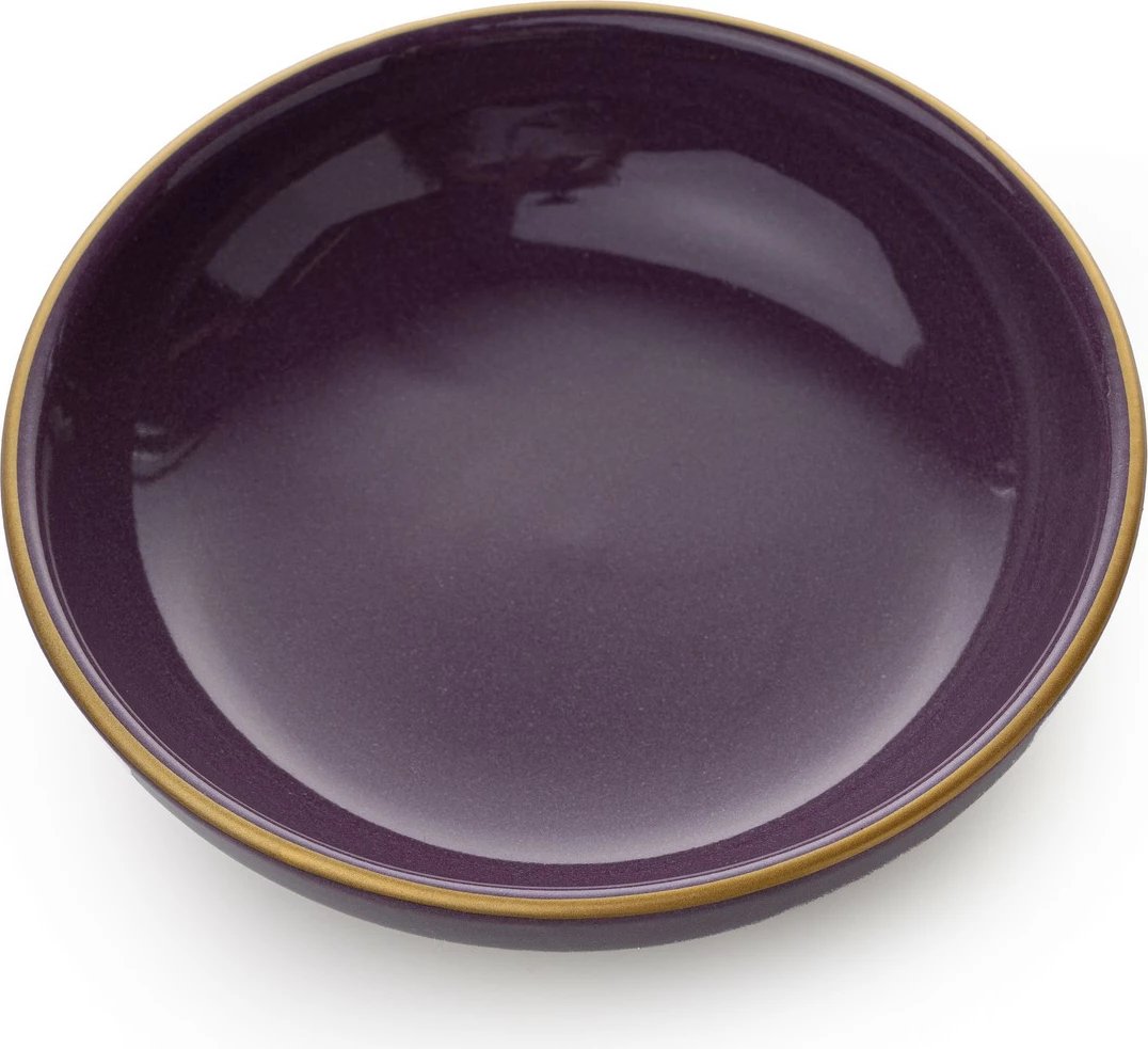 Set 6 tasash salcash qeramike, ngjyrë vjollcë, Hermia Concept, ST489006F498A841600MAYD100