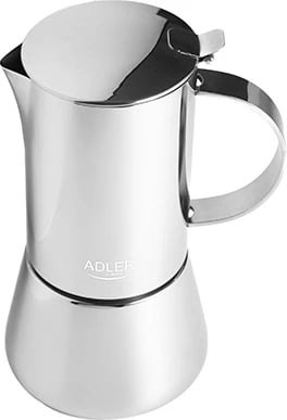 Kafeteri espresso Adler AD 4419 350 ml çelik inox argjend