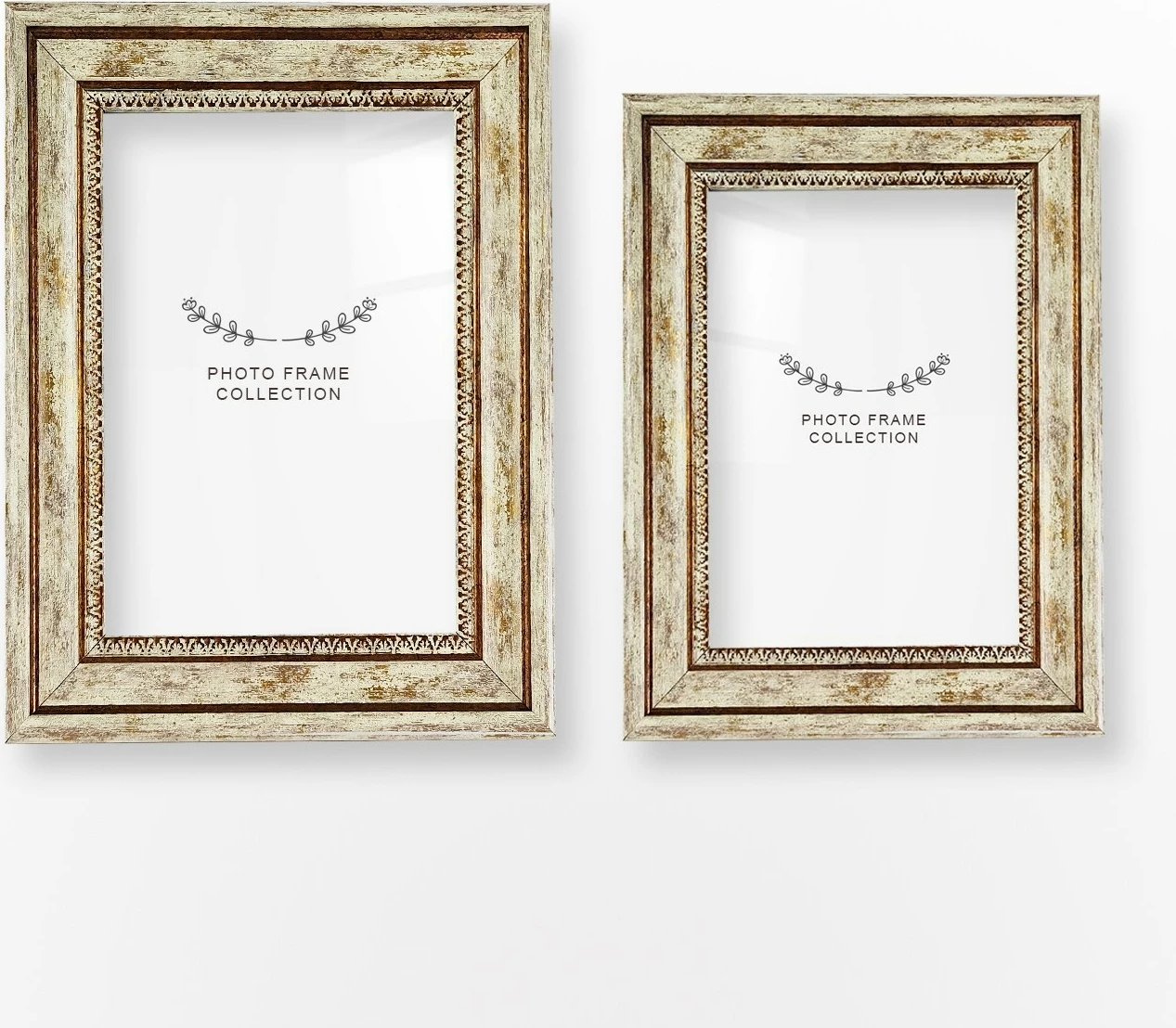 Set kornizash për foto (2 copë), ngjyrë kafe, Evila Originals, 2BAFC1033_1015-1318