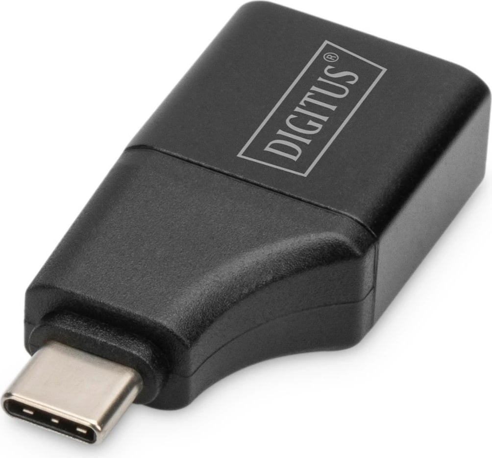 Adapter Digitus USB-C në HDMI, 4K, 5cm, zi